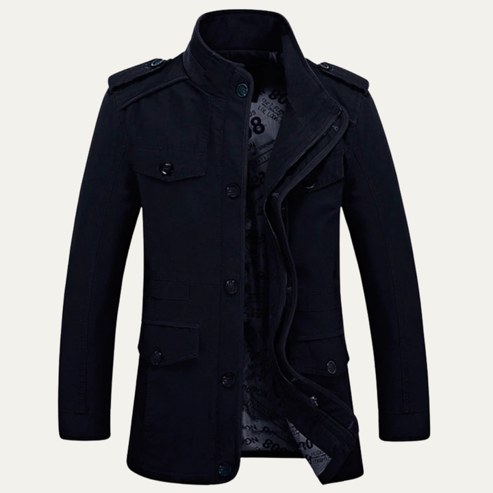 Freja Andersen | Herre afslappet trenchcoat lang Military jakke