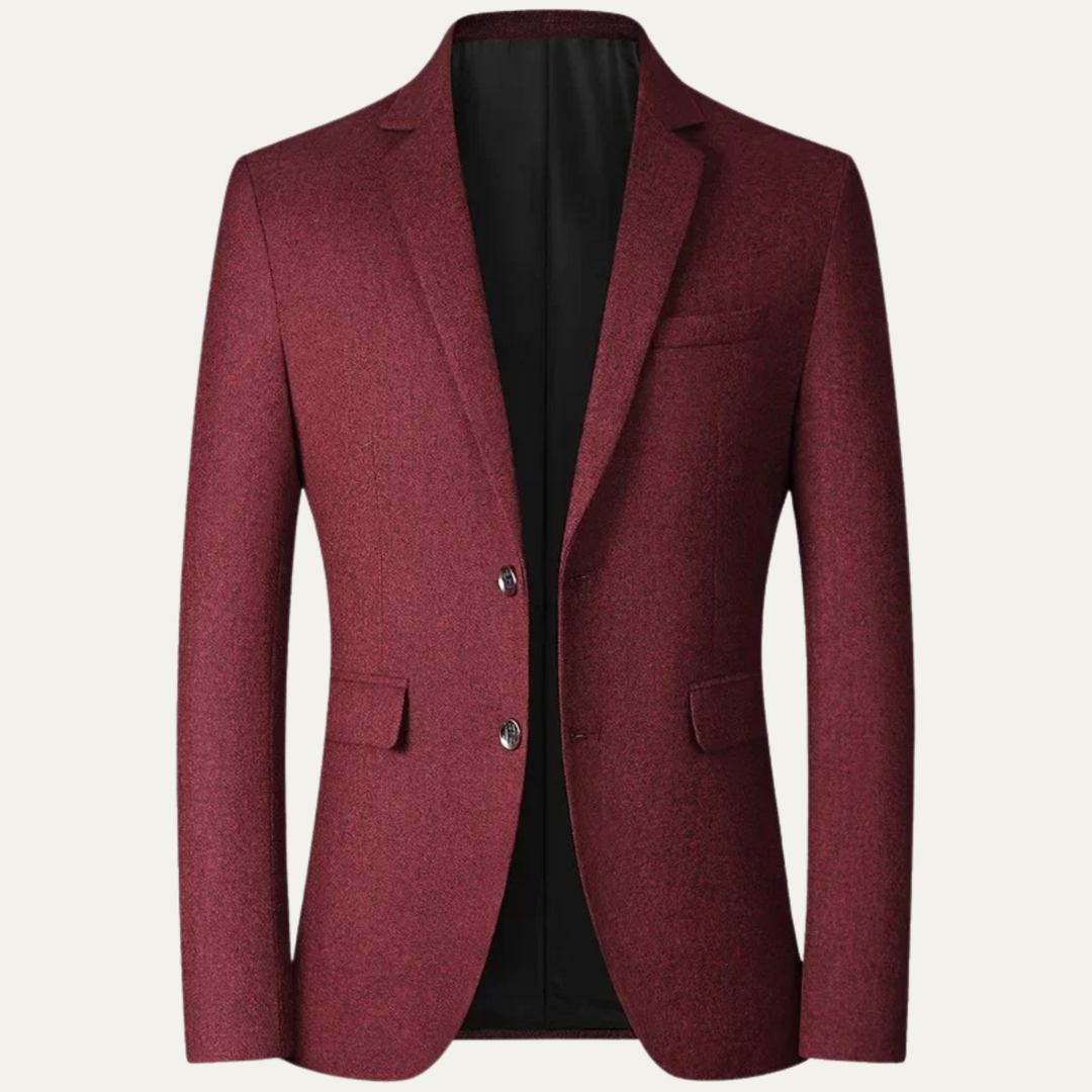 Freja Andersen | Herre slim fit nedfaldskrave jakkesæt business blazer