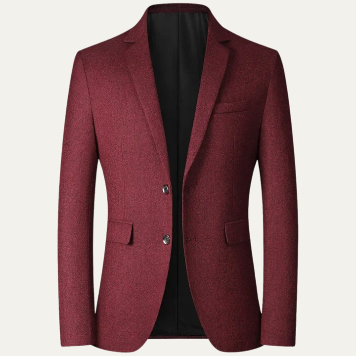 Freja Andersen | Herre slim fit nedfaldskrave jakkesæt business blazer