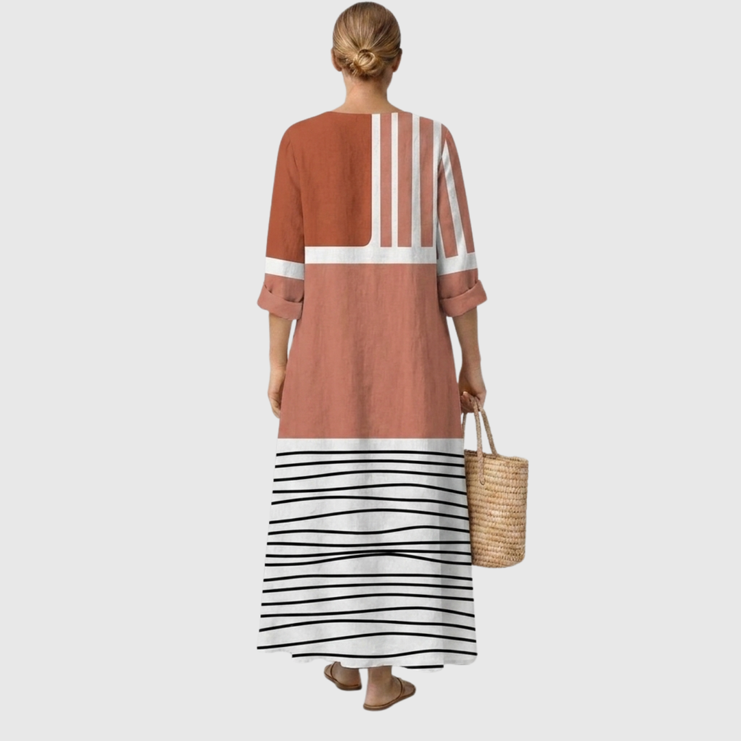Zoe™ | Behagelig blomstret kjole – billede 3