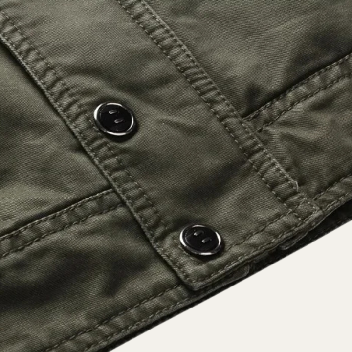 Freja Andersen | Herre afslappet Multi Pocket Windproof Hunting jakke