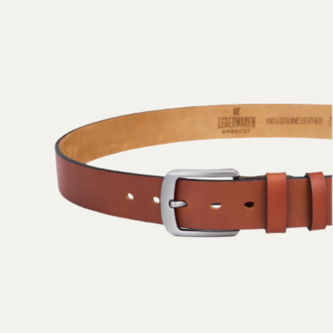 Freja Andersen | Herre læder Durable klassisk Buckle bælte