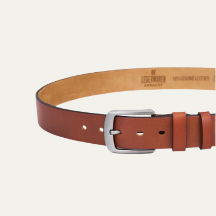 Freja Andersen | Herre læder Durable klassisk Buckle bælte