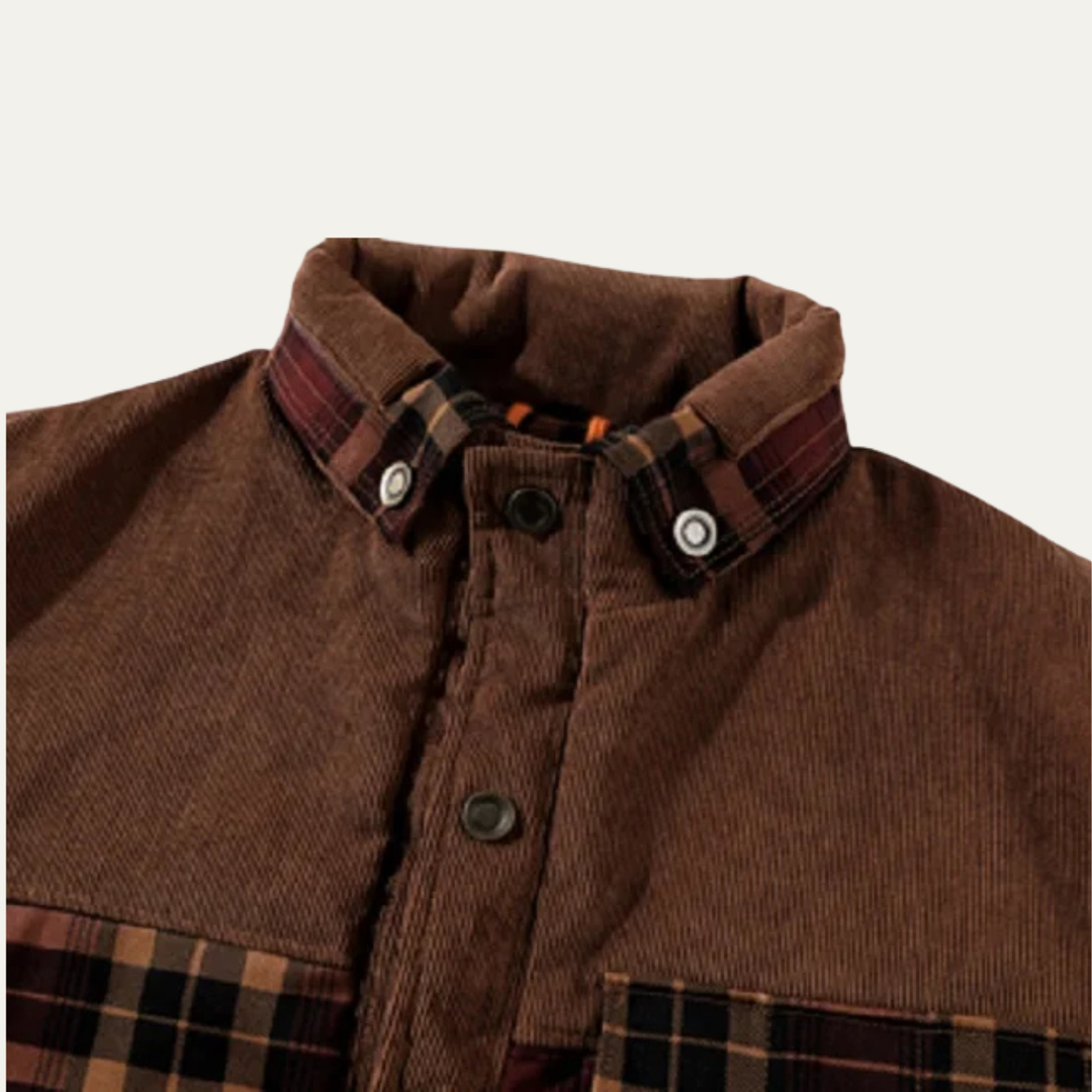 Freja Andersen | Herre Check Plaid fleeceforet Flannel jakke