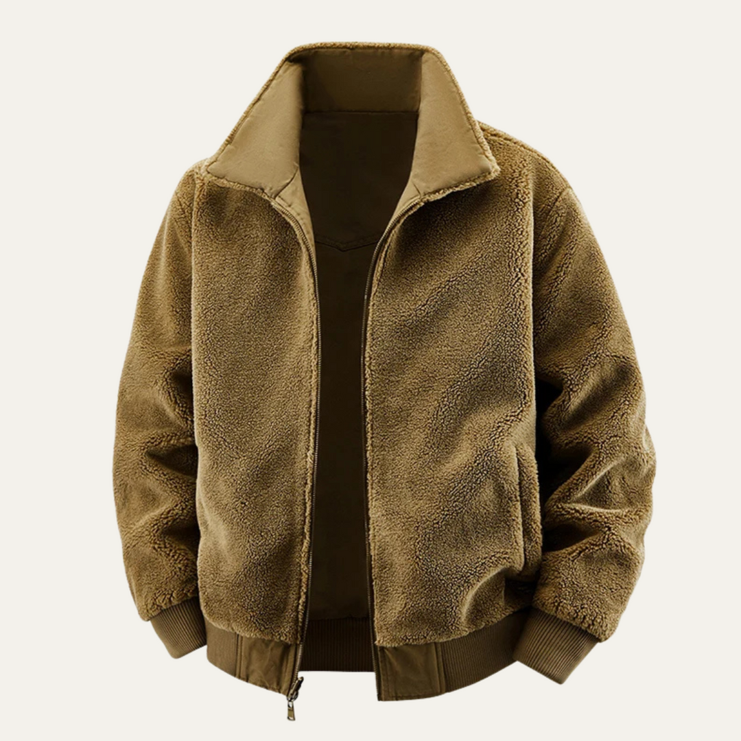 Freja Andersen | Herre fleeceforet Reversible bomberjakke