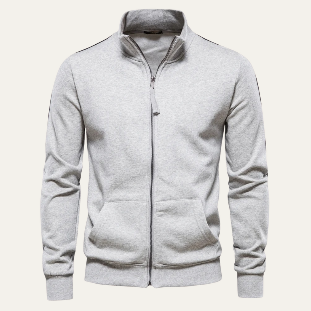 Freja Andersen | Herre afslappet let Zip Up jakke