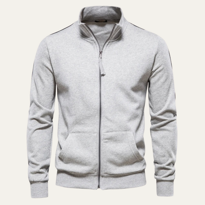 Freja Andersen | Herre afslappet let Zip Up jakke