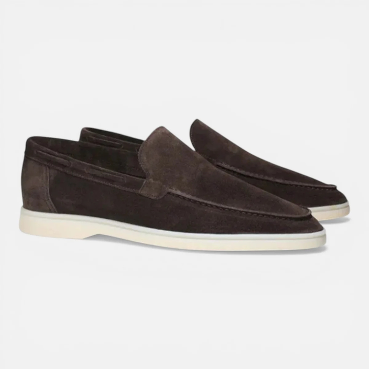 Freja Andersen | Herre ruskind afslappet loafers