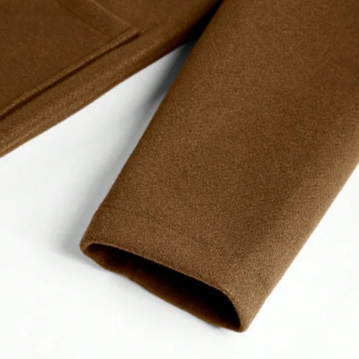 Freja Andersen | Herre klassisk vinter slim fit uld Overcoat