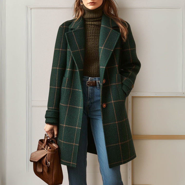 Judith | Lang ternet tweedfrakke — 1