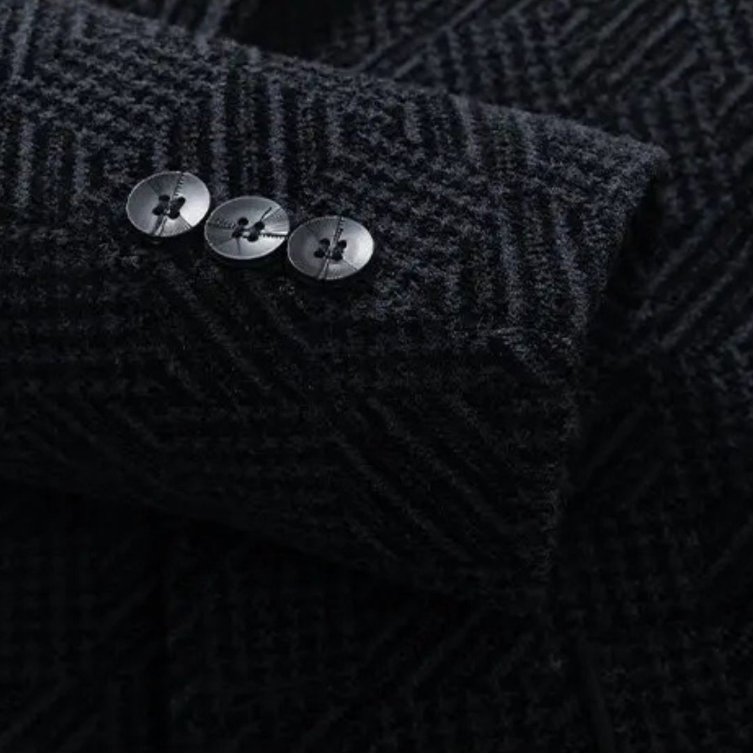 Freja Andersen | Herre business chenille vinter blazer med blødt foer