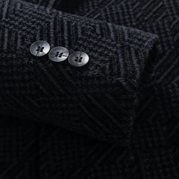 Freja Andersen | Herre business chenille vinter blazer med blødt foer