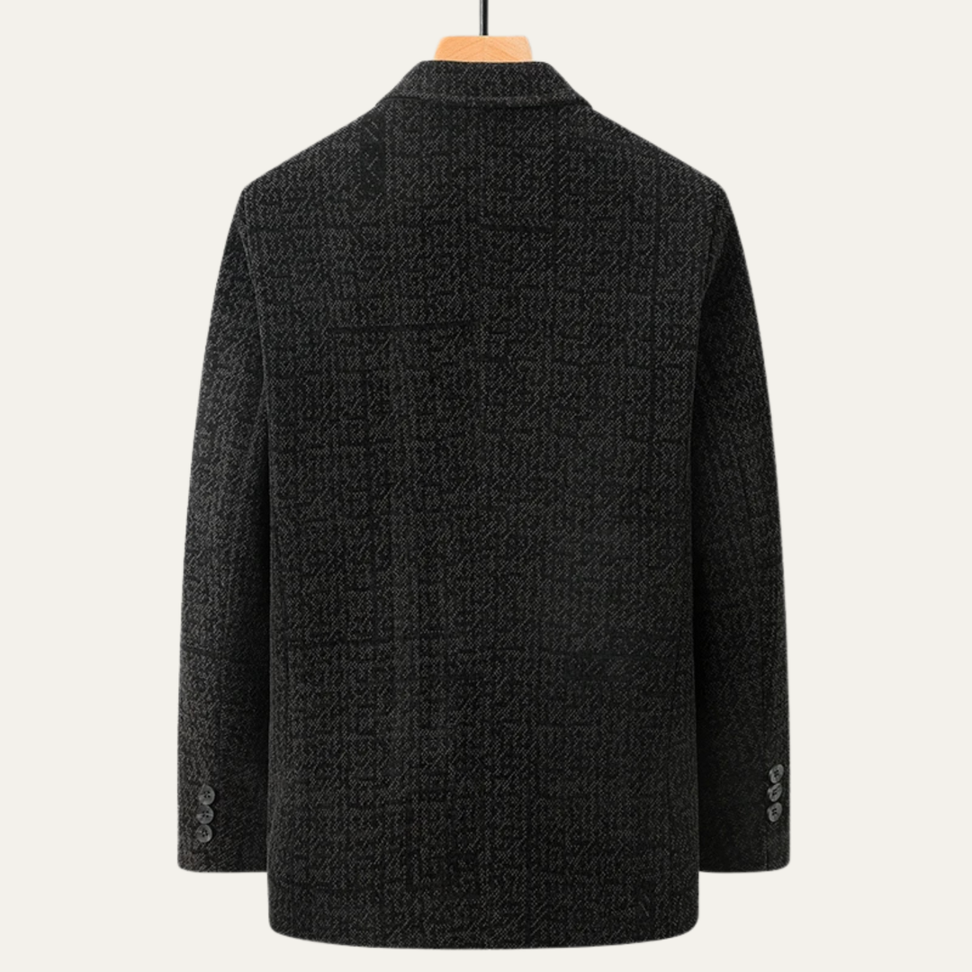 Freja Andersen | Herre business chenille varm Fur Lined blazer