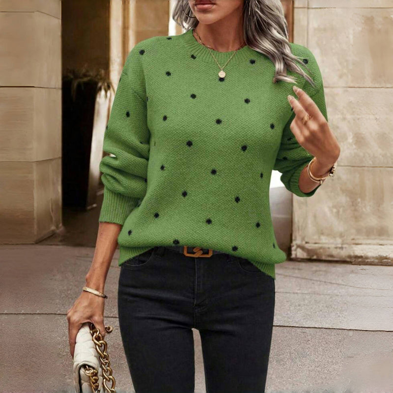 Esmee | Klassisk prikket sweater — 2