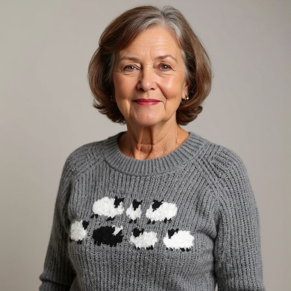 Amanda | vintage Islandstrikpullover