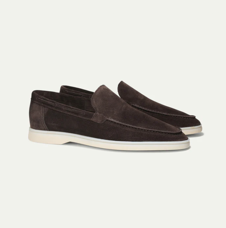 herre ruskind loafers Slip On luksus sko