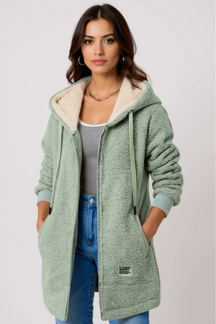 Freja Andersen | Elegant fleecejakke i nordisk design