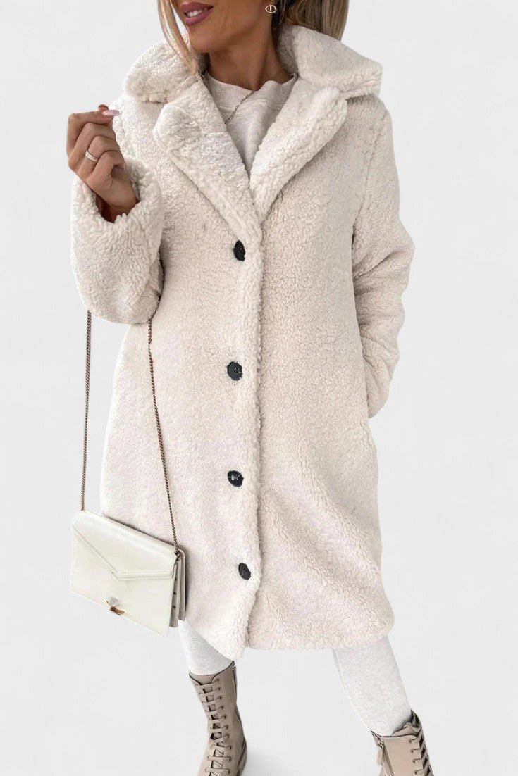 Freja Andersen | Elegant teddyjakke i luksuriøst design