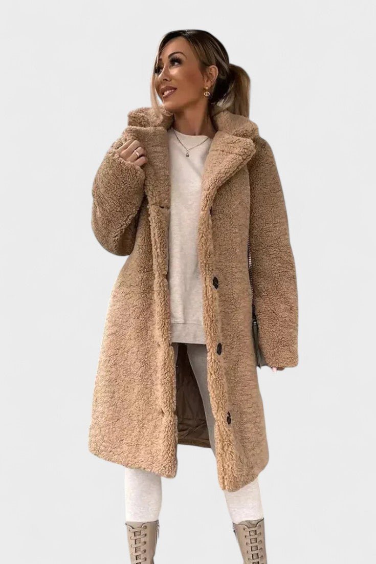 Freja Andersen | Elegant teddyjakke i luksuriøst design