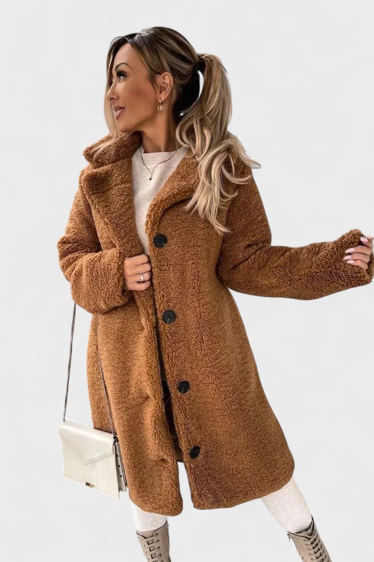 Freja Andersen | Elegant teddyjakke i luksuriøst design
