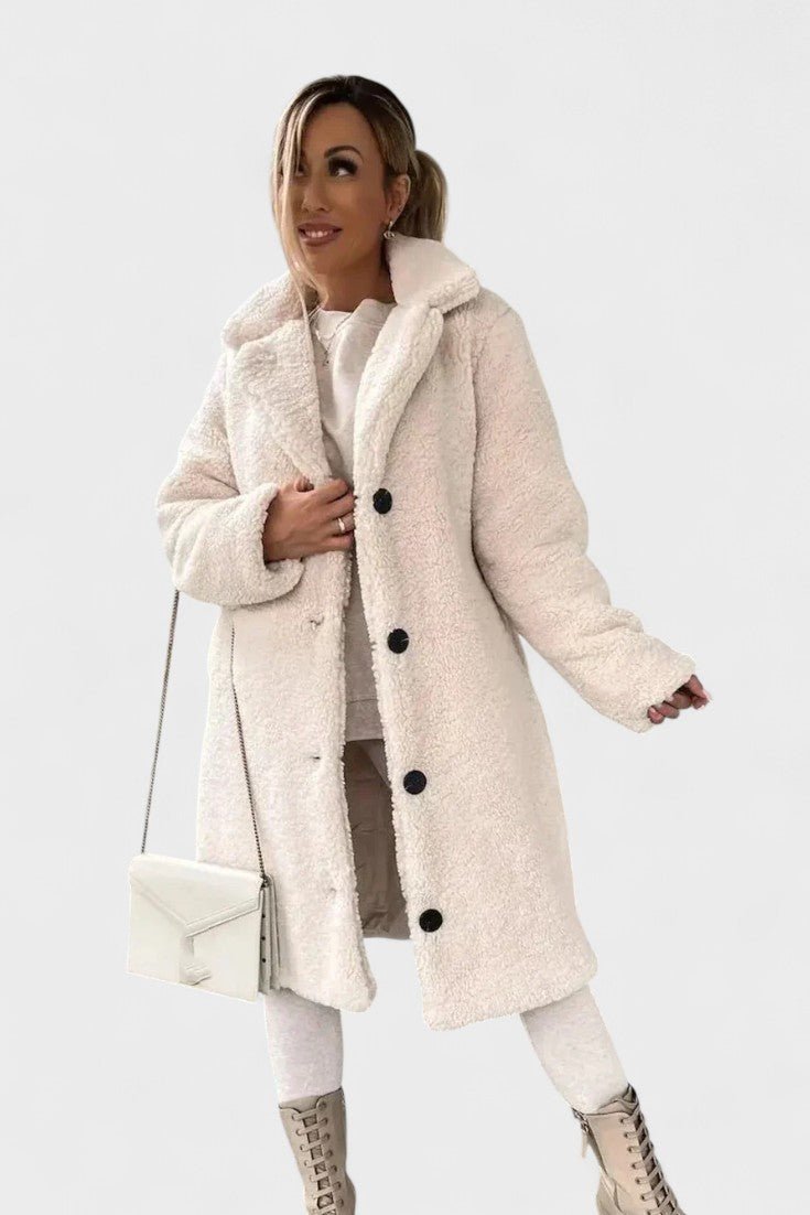 Freja Andersen | Elegant teddyjakke i luksuriøst design