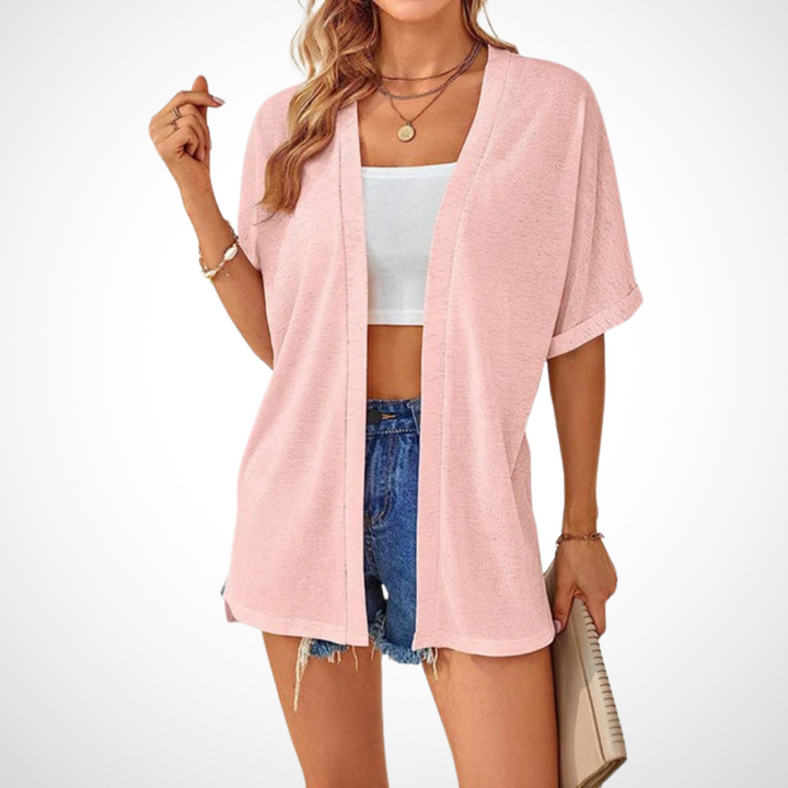 Ruth™ | Stilfuld Flowy kortærmet cardigan — 9