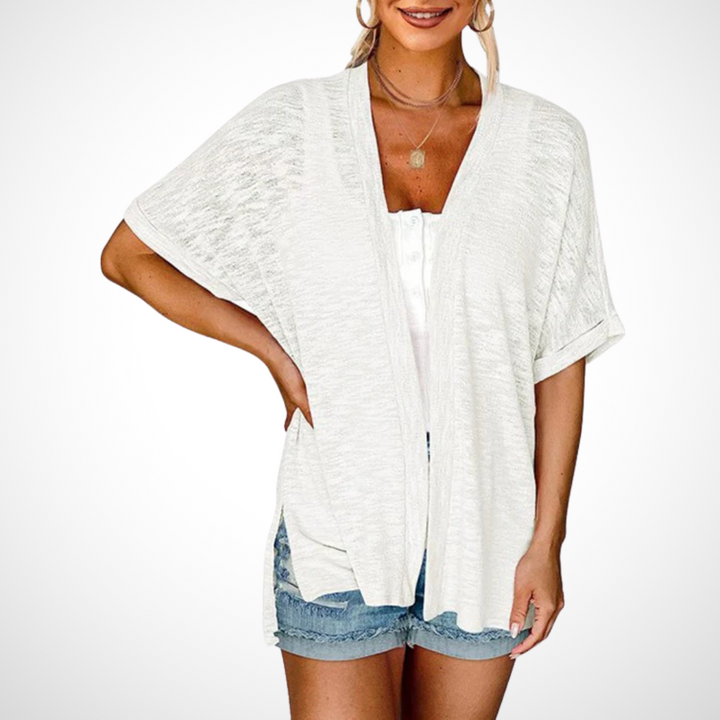 Ruth™ | Stilfuld Flowy kortærmet cardigan — 2