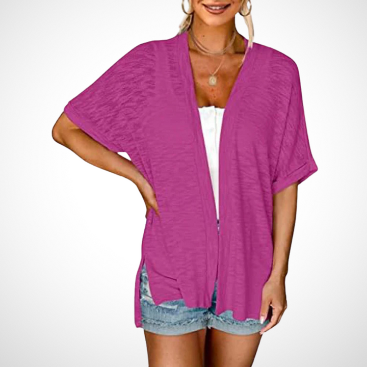 Ruth™ | Stilfuld Flowy kortærmet cardigan — 7