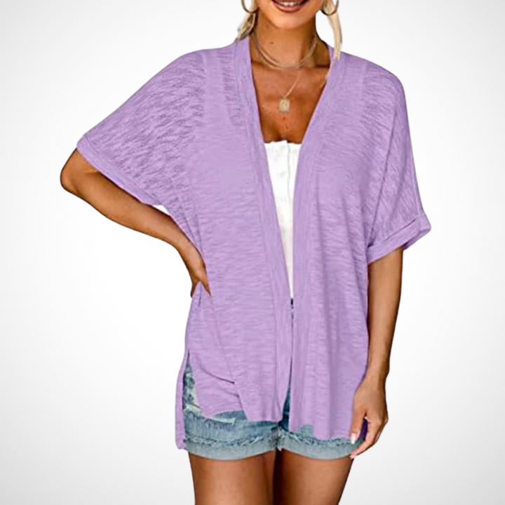 Ruth™ | Stilfuld Flowy kortærmet cardigan — 8