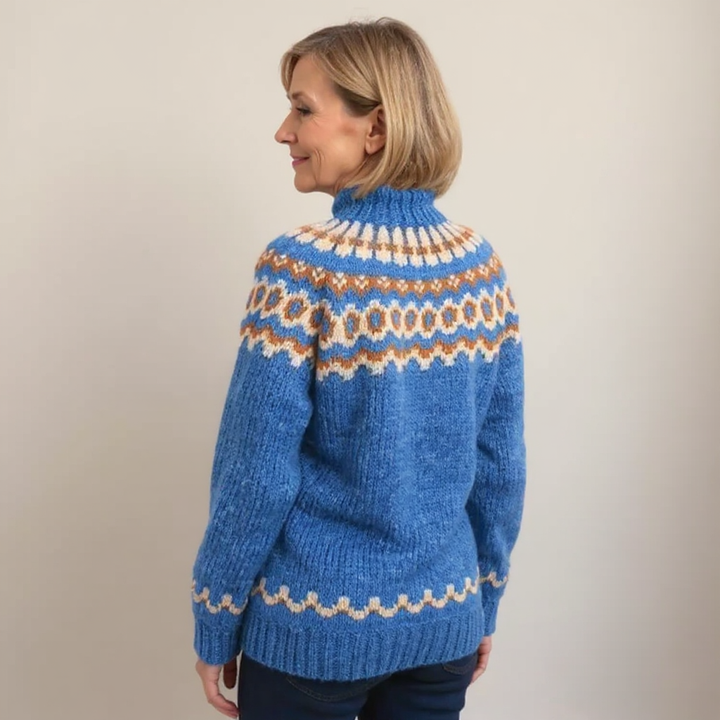 Carla | vintage Islandstrikpullover