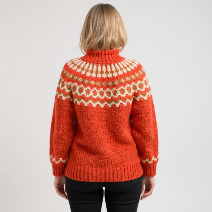 Carla | vintage Islandstrikpullover
