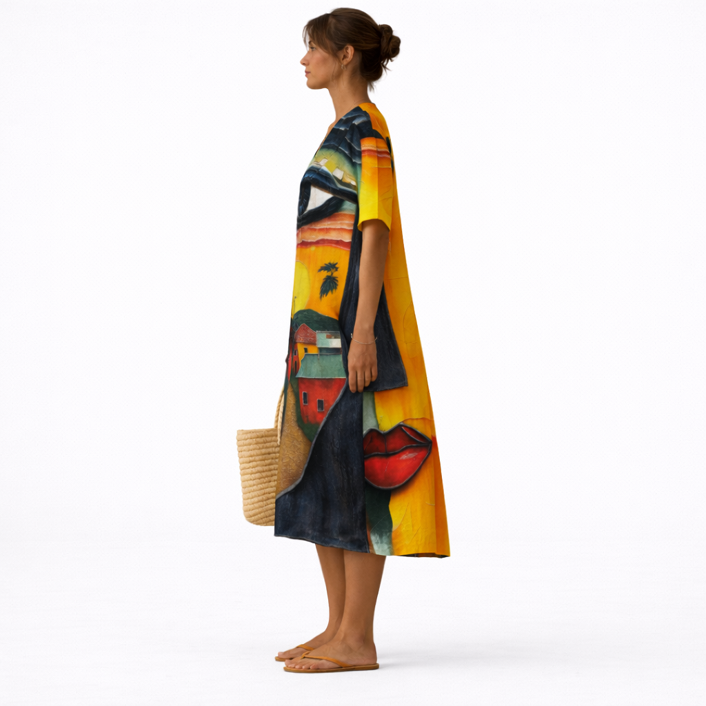 Ines™ | Let kjole med et lyst udtryk – billede 4