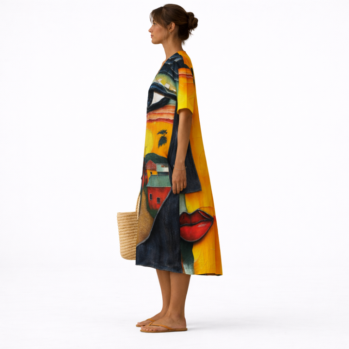 Ines™ | Let kjole med et lyst udtryk – billede 4