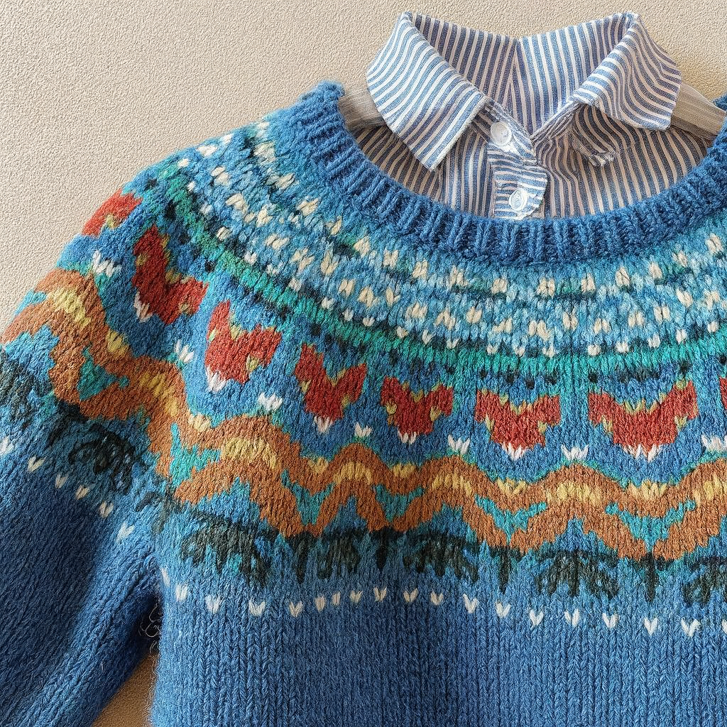 Velvo™ | Klassisk vintage striktrøje — 2