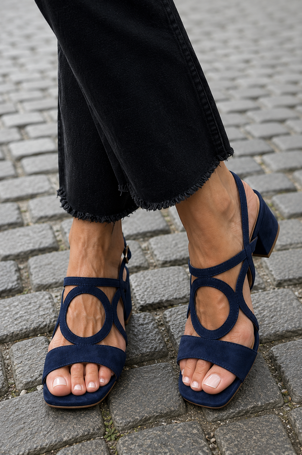 Valentina | Farverige sandaler med hæl