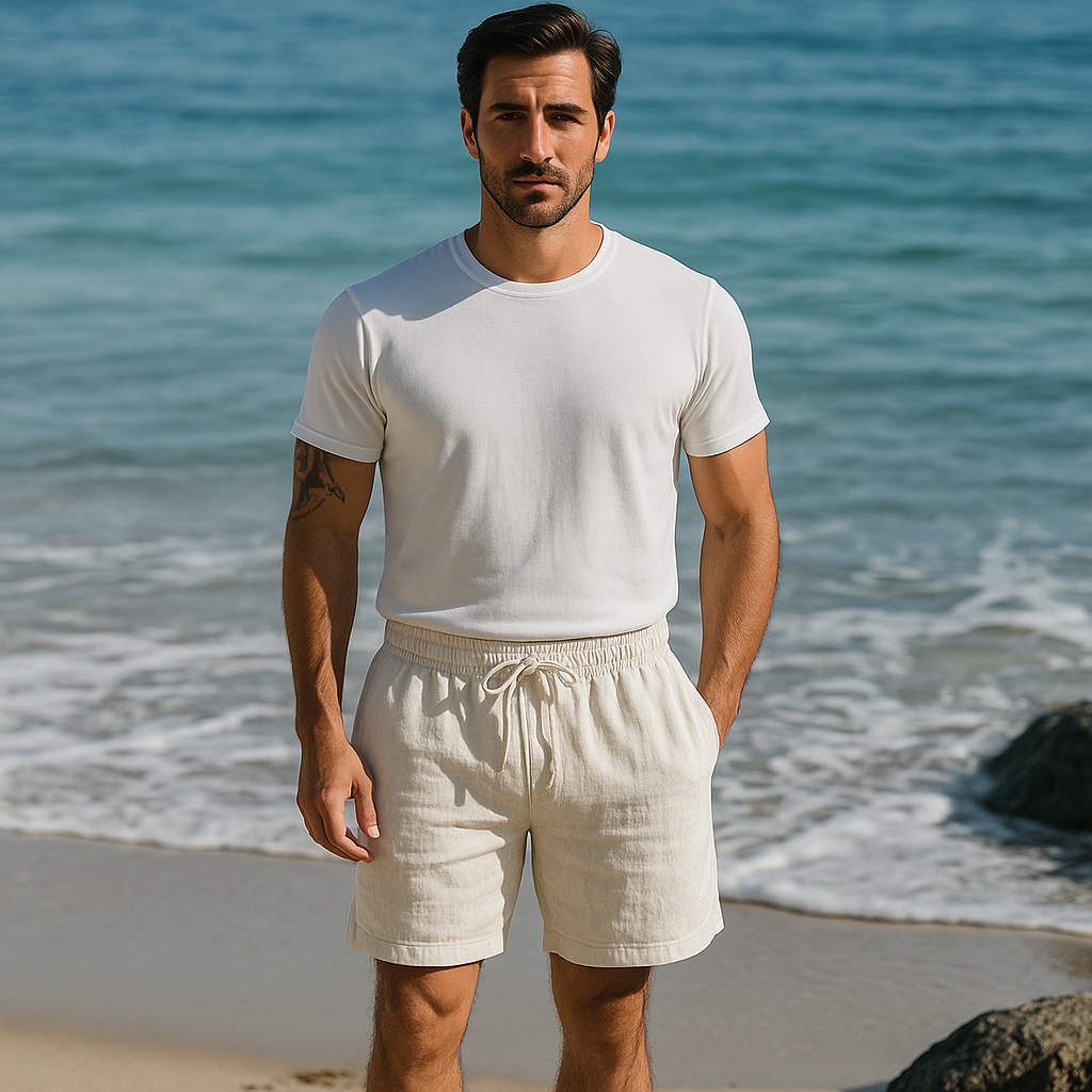 Seabourne bomuld shorts - let shorts til mænd