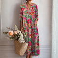 Rosa™ | Elegant blomstret kjole