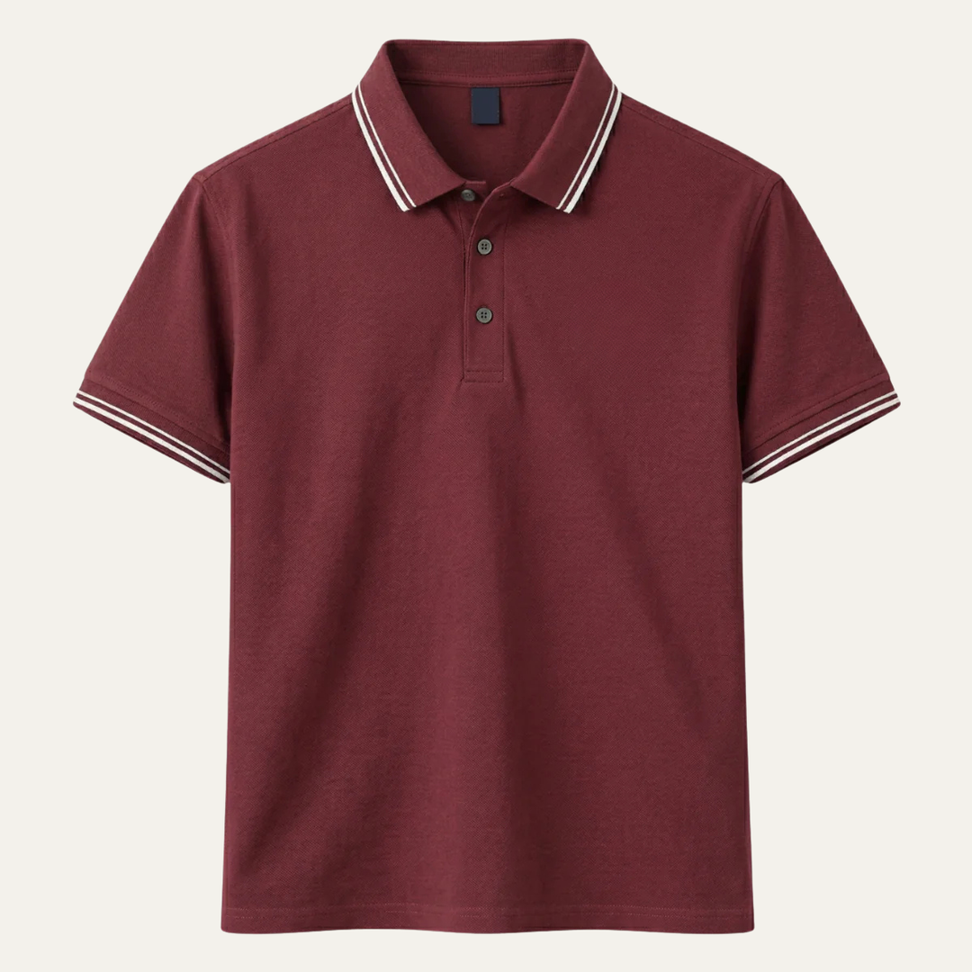 herre Elegant bomuld poloshirt
