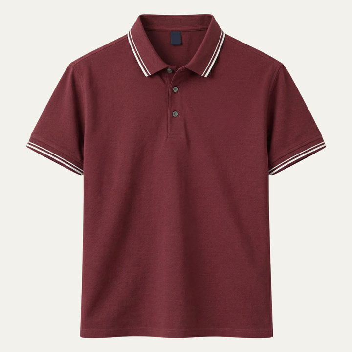 herre Elegant bomuld poloshirt