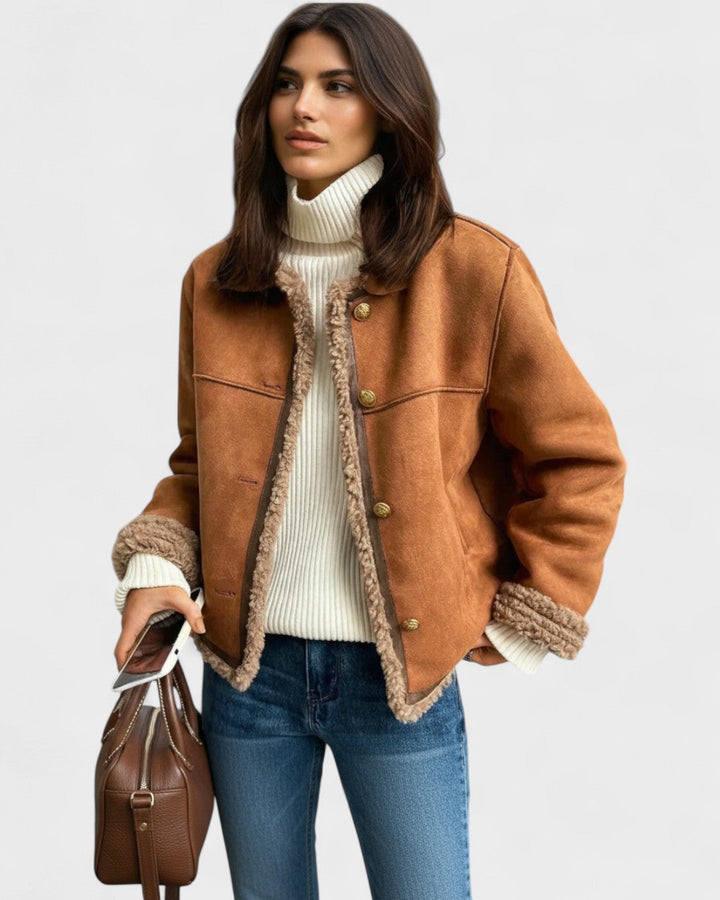 Freja Andersen | Lammeskindsfrakke