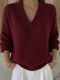Vivelle™ | Afslappet sweater med V-hals
