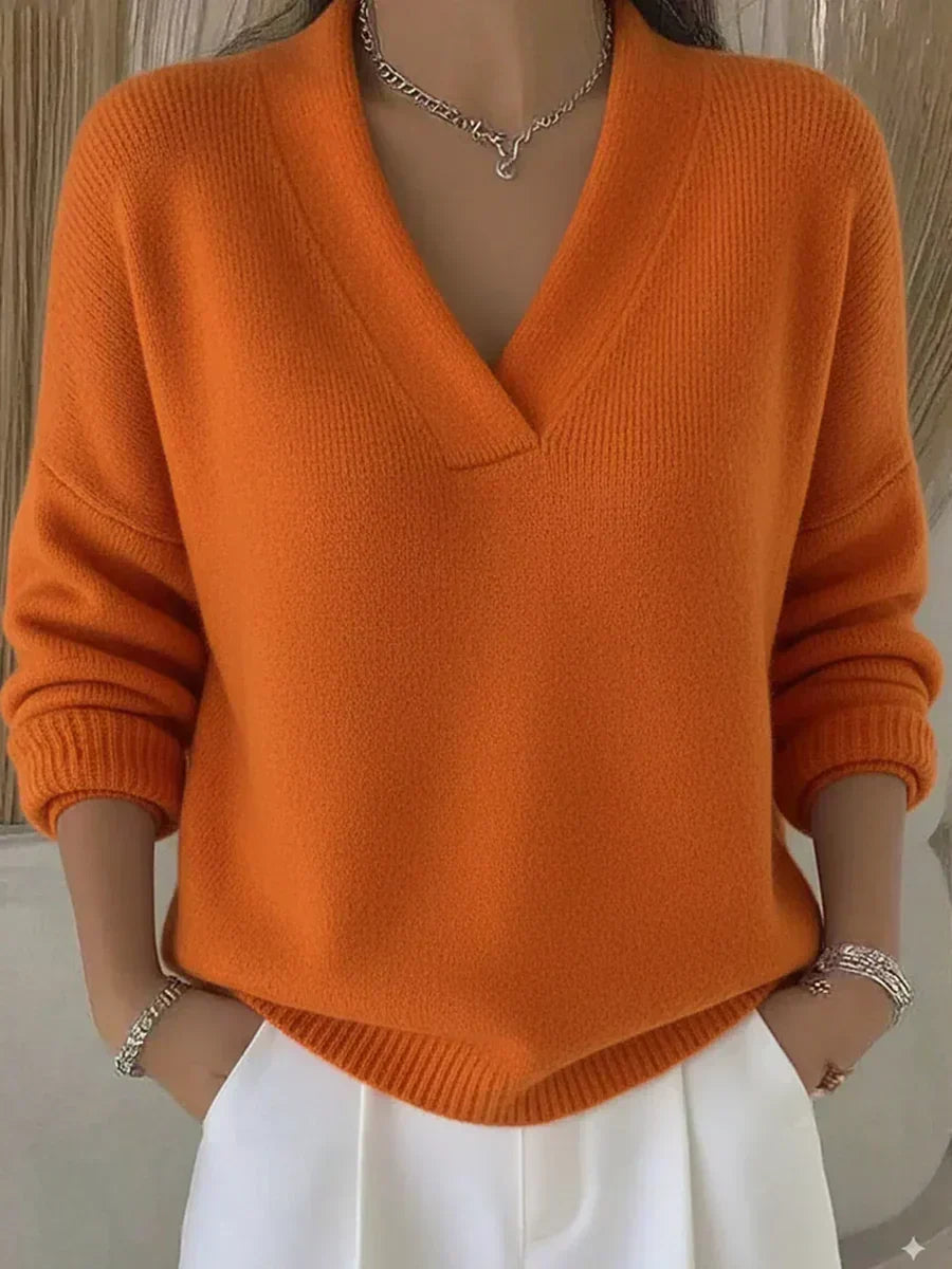 Vivelle™ | Afslappet sweater med V-hals — 5