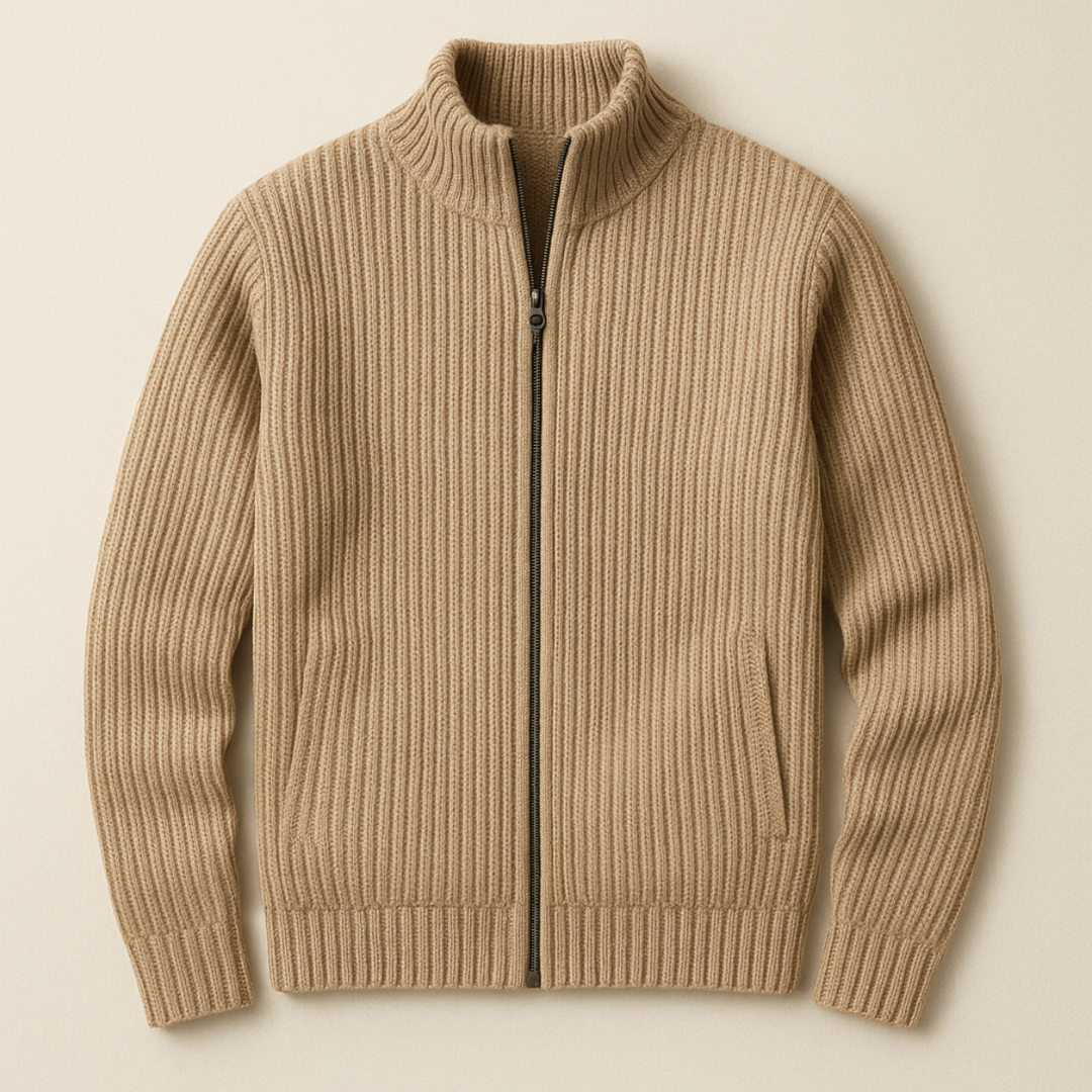 Windsor strikket Zip Up cardigan