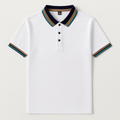 Bellagio stribet bomuld polo