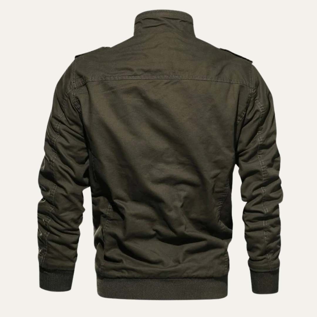Freja Andersen | Herre Thermal Military Style Zip-Up fleeceforet jakke