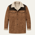 Freja Andersen | Herre vintage lammeskindsforet varm vinter jakke