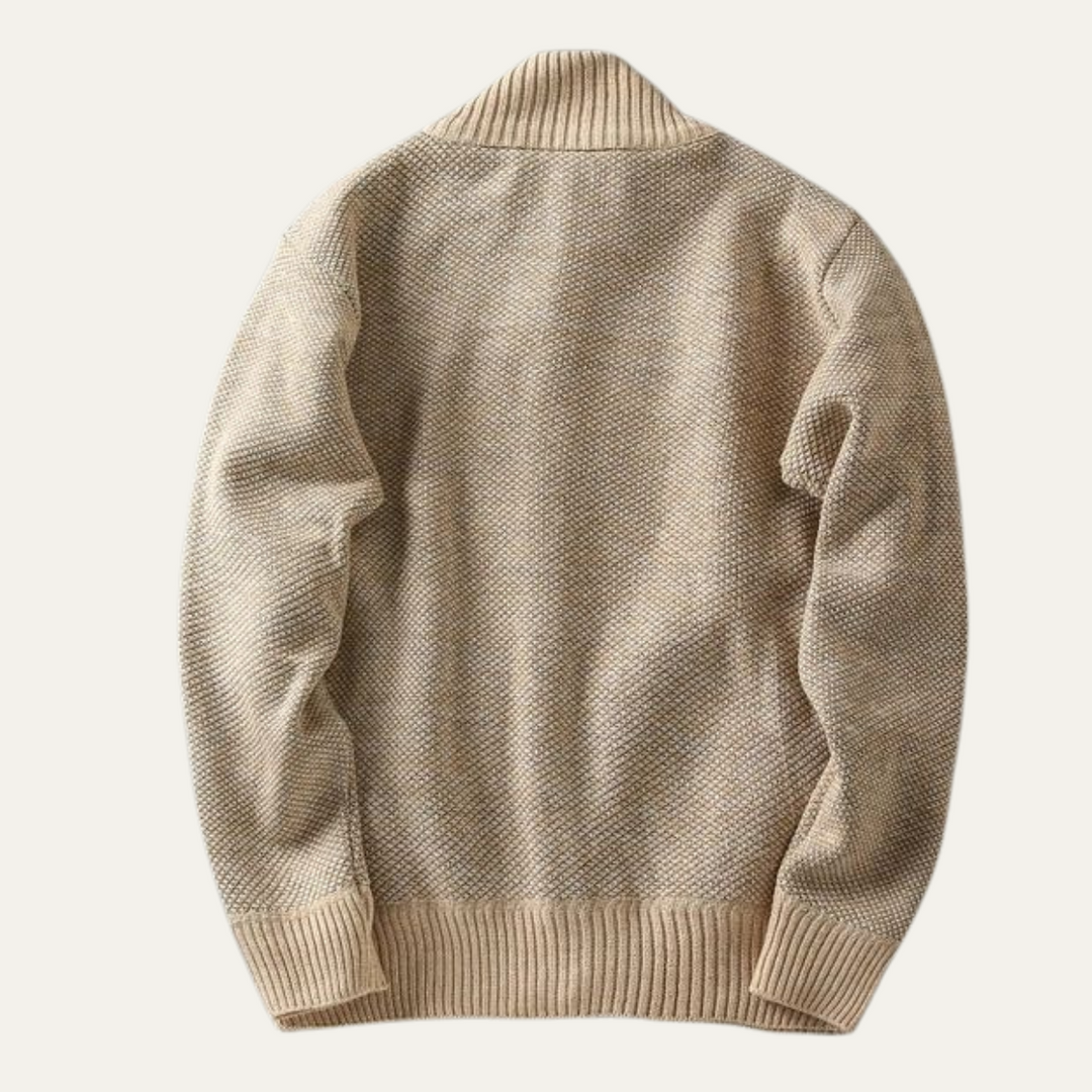Freja Andersen | Herre Chunky strik Zip Layer jakke