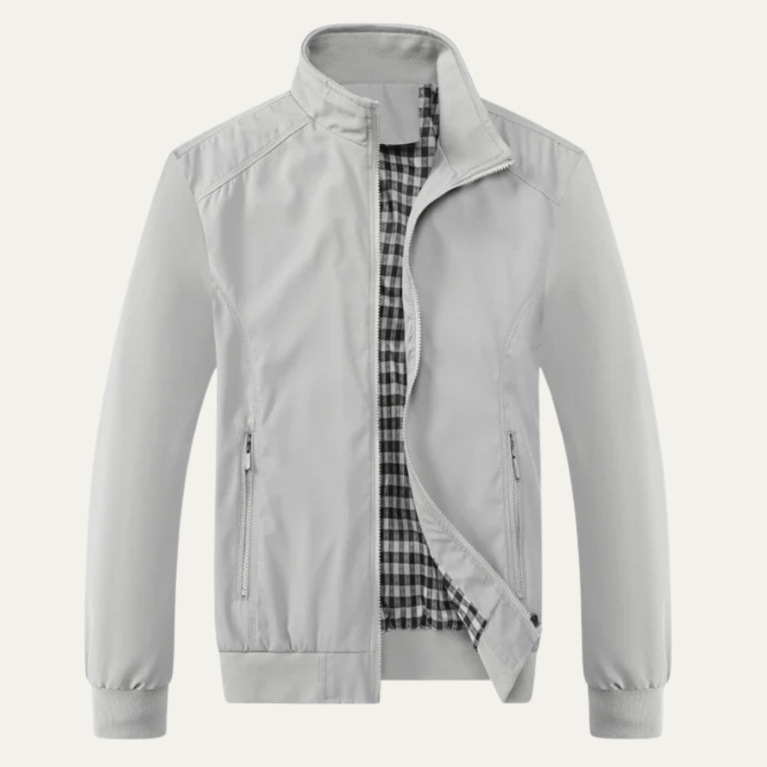 Freja Andersen | Herre afslappet let bomber Zip Up jakke