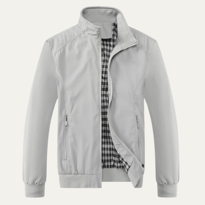 Freja Andersen | Herre afslappet let bomber Zip Up jakke