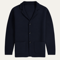 Freja Andersen | Herre strikket knap dun blazer cardigan